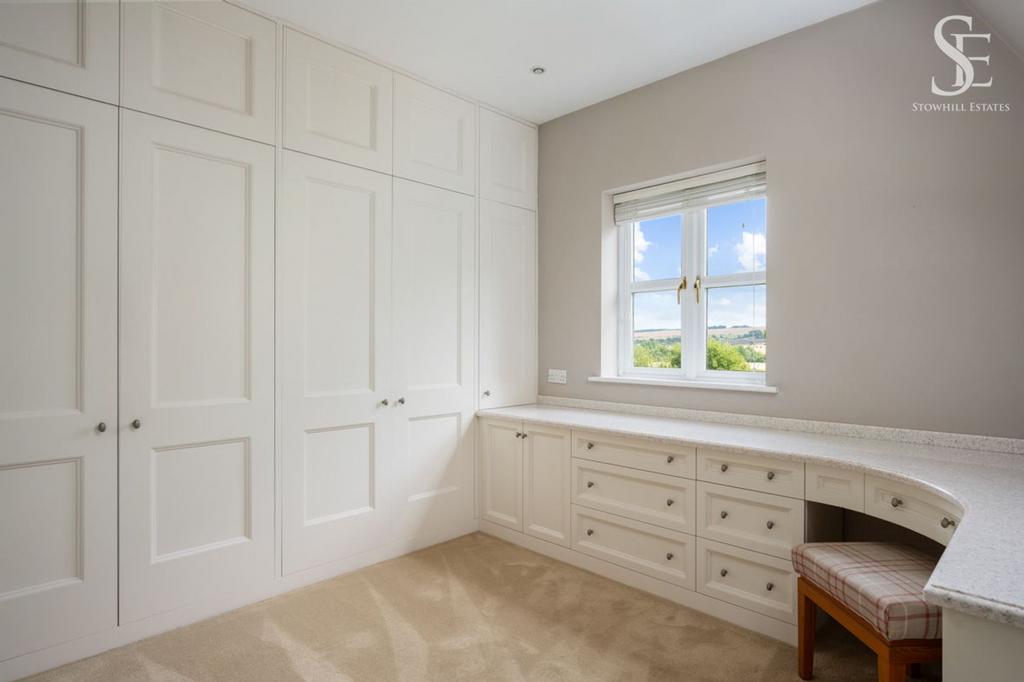 Dressing room in master suite