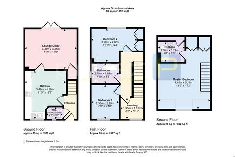3 bedroom townhouse for sale, Harton Court, West Harton, South Shields, Tyne and Wear, NE34 0RH