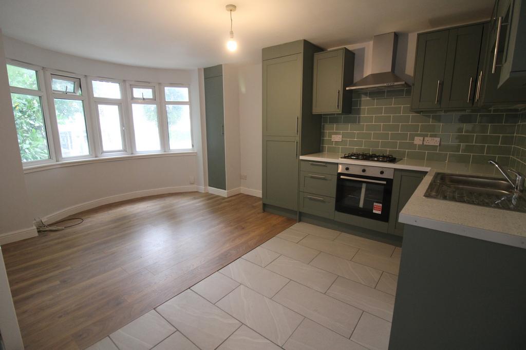 Lounge and kitchen