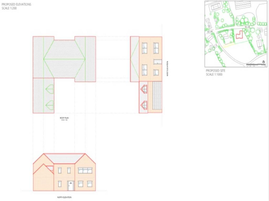Proposed Roof plans