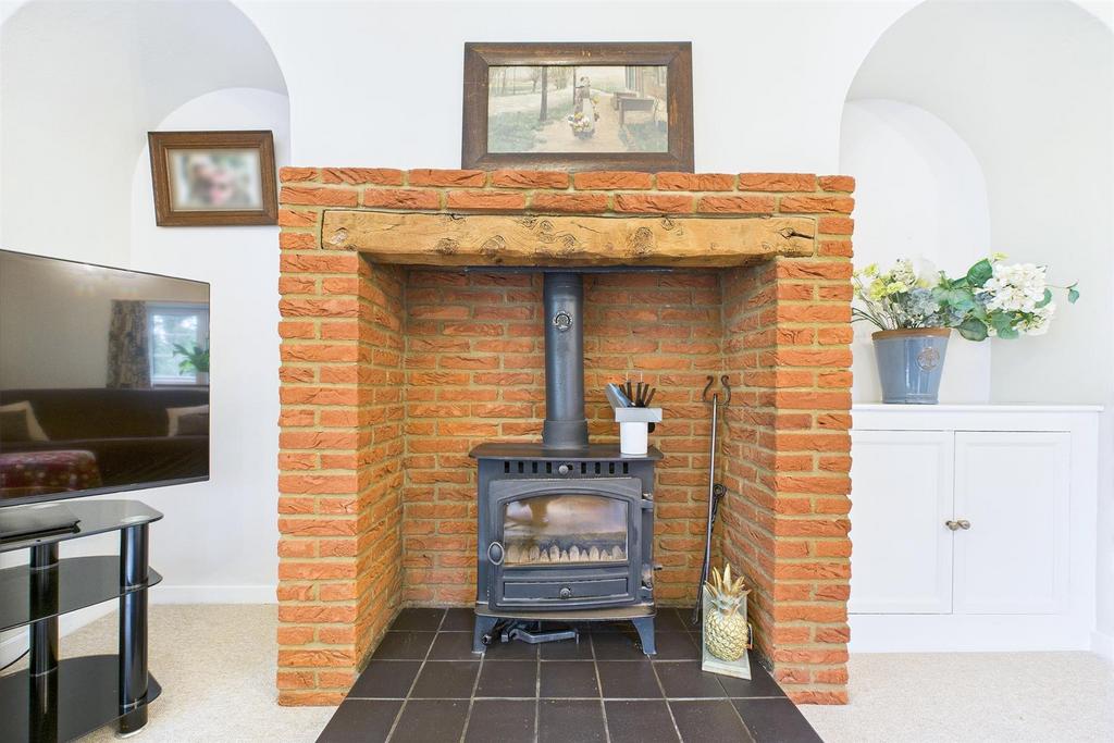 Fireplace.