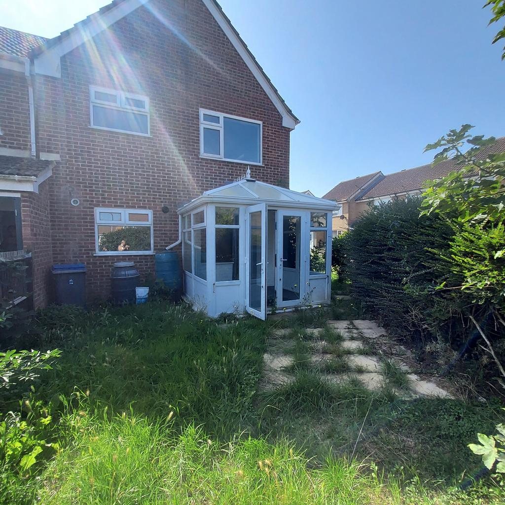 Rear of property