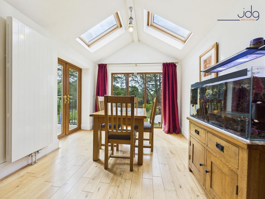 Extended Snug with Dining Room and views