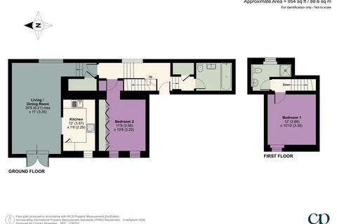 2 bedroom apartment for sale, Kingsley Avenue, Fairfield, SG5