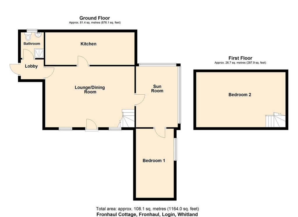 Fronhaul Cottage floor plan