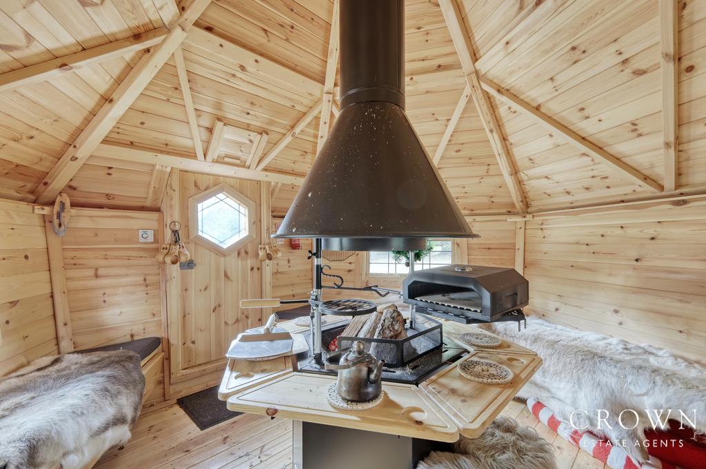 Separate B.B.Q Hut with Firepit