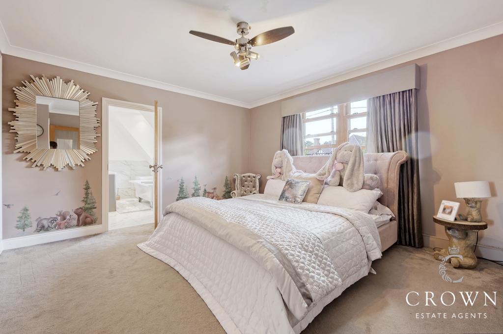 Bedroom Three with fitted wardrobes and En-Suite