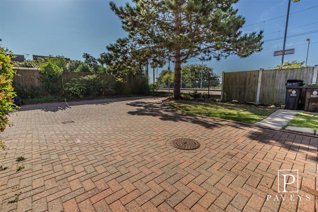 Outside front