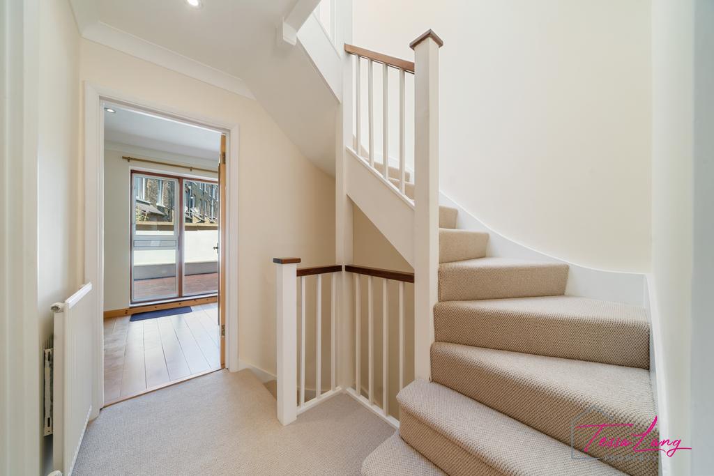 Stairs to second floor