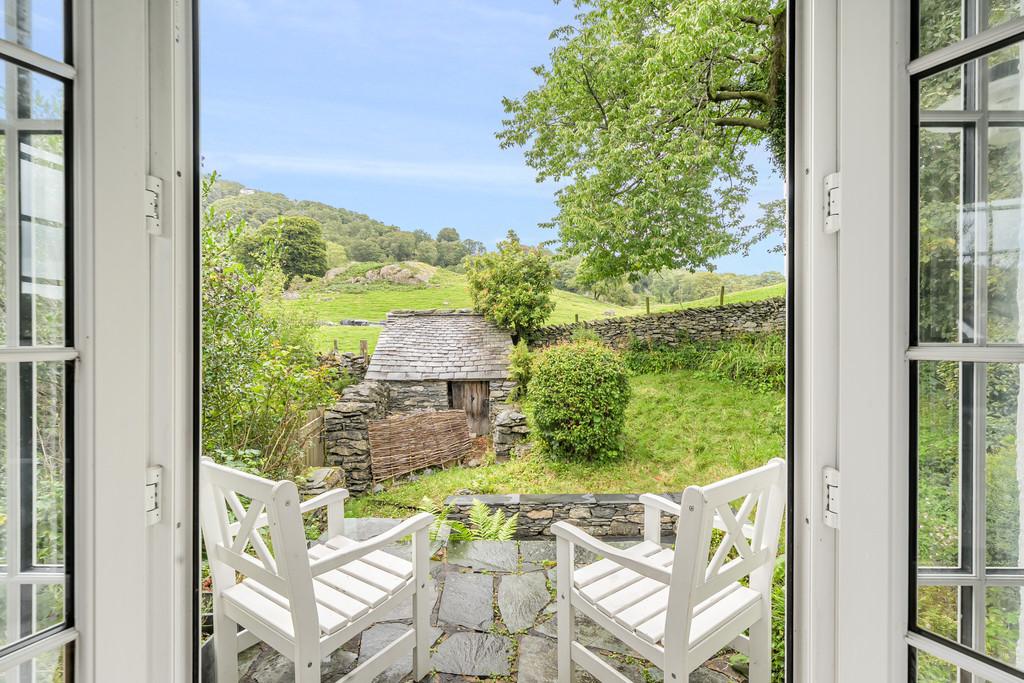 Views to open countryside