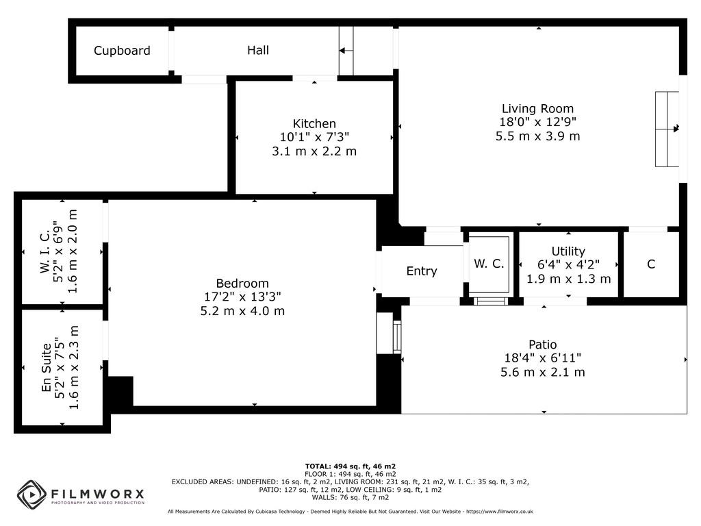 Floorplan - IVY Property - Flat 2, 12 Princes Gard
