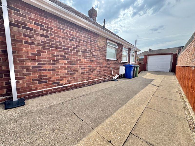 Driveway and garage