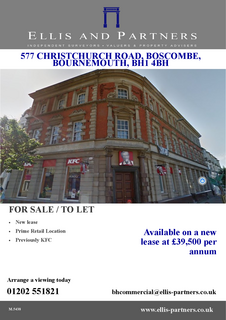 Office to rent, 577 Christchurch Rd Bournemouth BH1 4AW