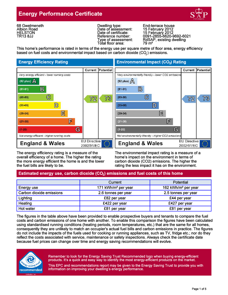 EPC Certificate