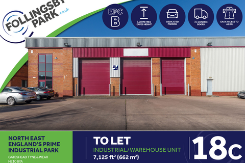 Warehouse to rent, White Rose Way Gateshead NE10 8YX