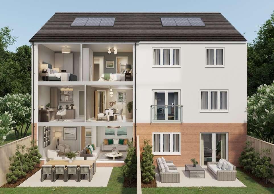 CGI of The Dunmere at Higher Trewhiddle