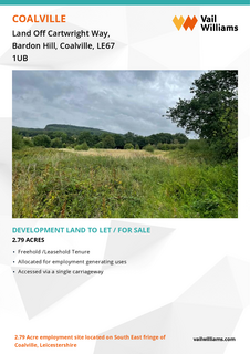 Land to rent, Cartwright Way Coalville LE67 1TB