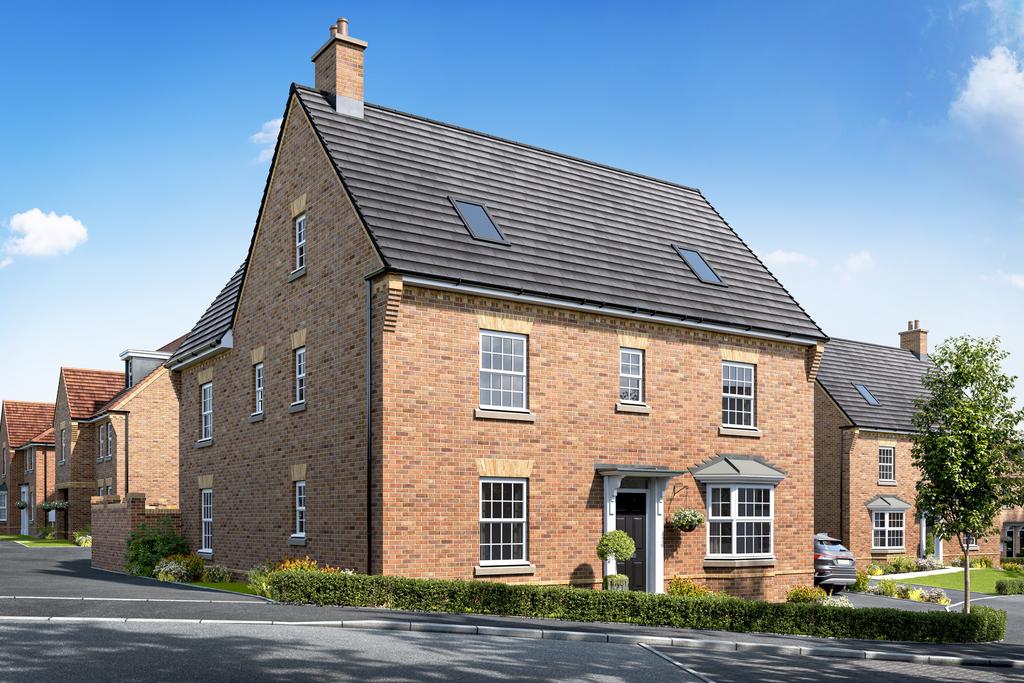 The Stables CGI Moreton external