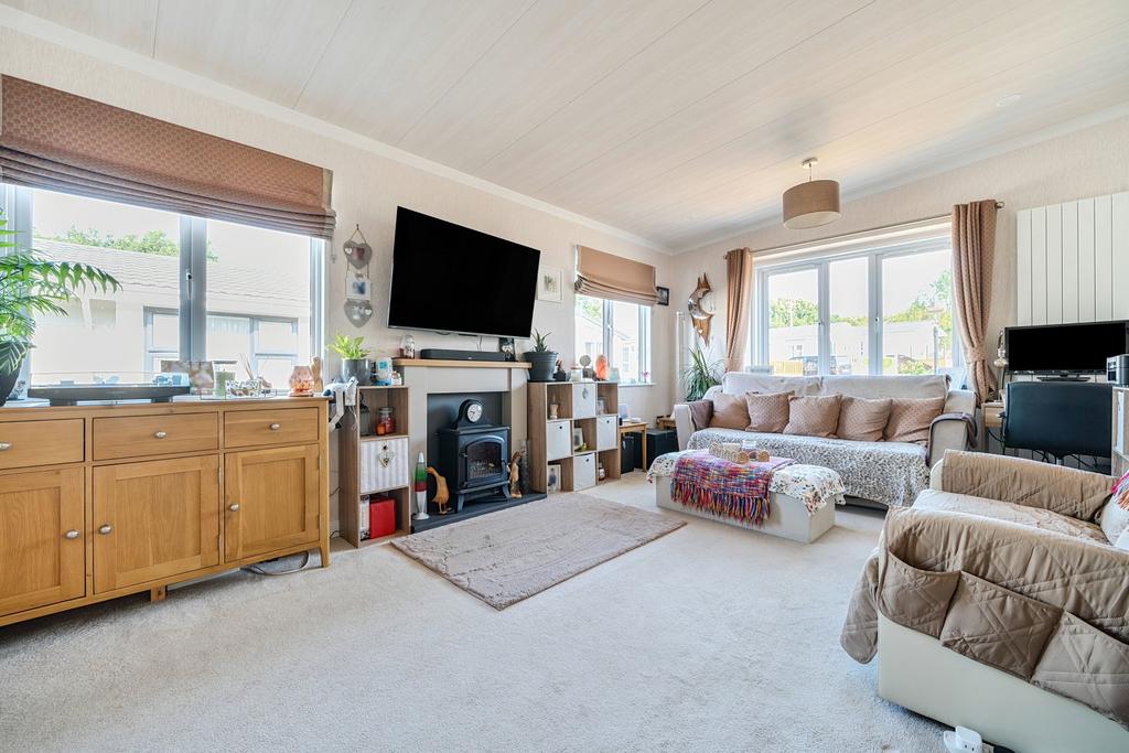 Living room, fireplace