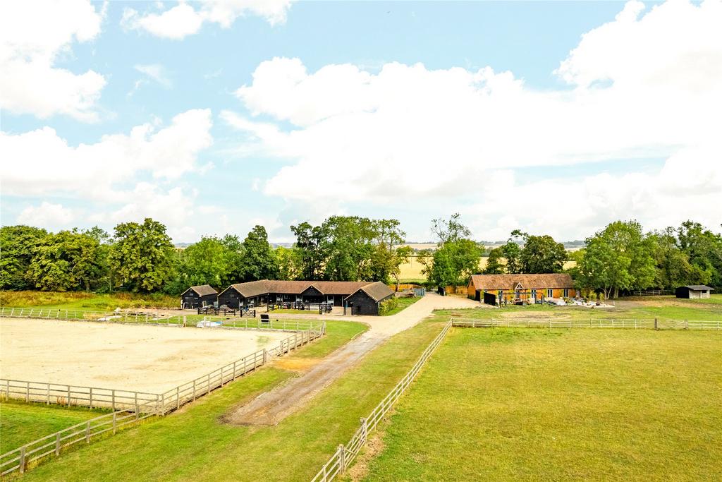 Stables and House