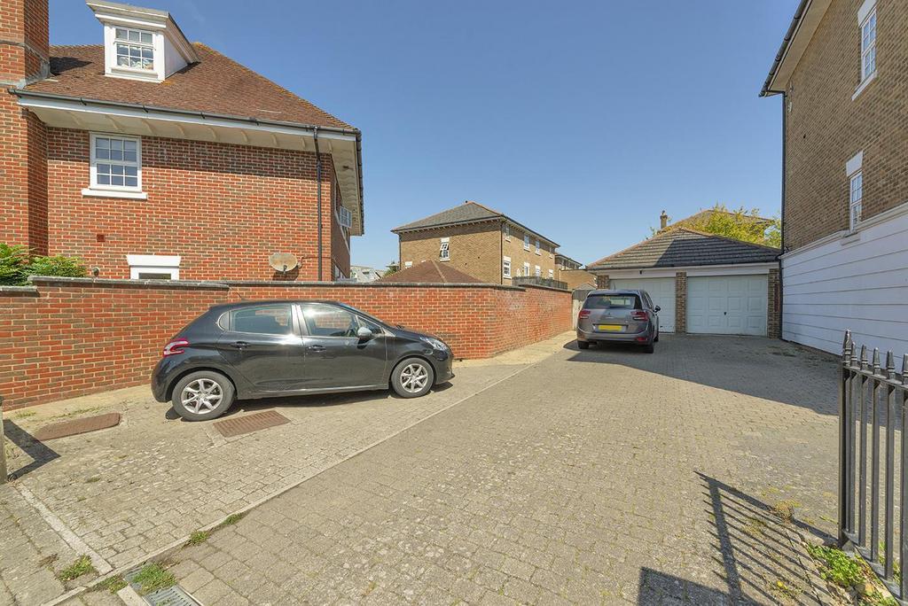 Driveway and garage