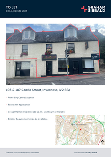 Retail property (high street) to rent, 105-107 Castle St Inverness IV2 3EA