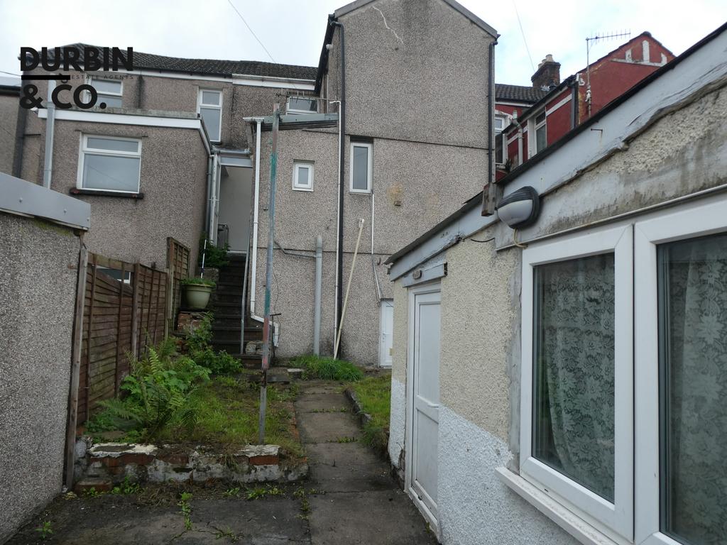Rear of property