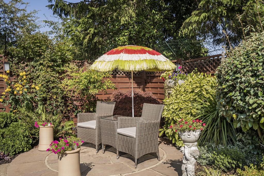 Garden seating area