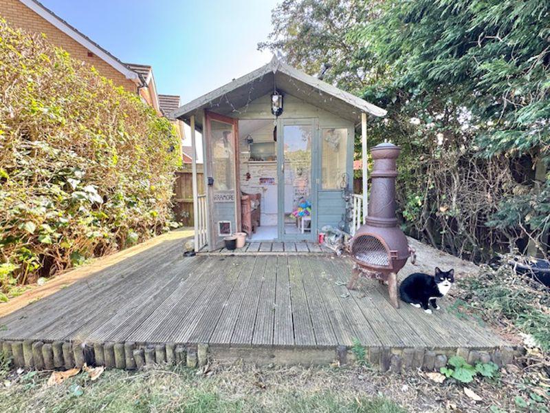 Raised deck and...