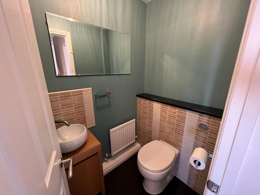 Downstairs cloakroom