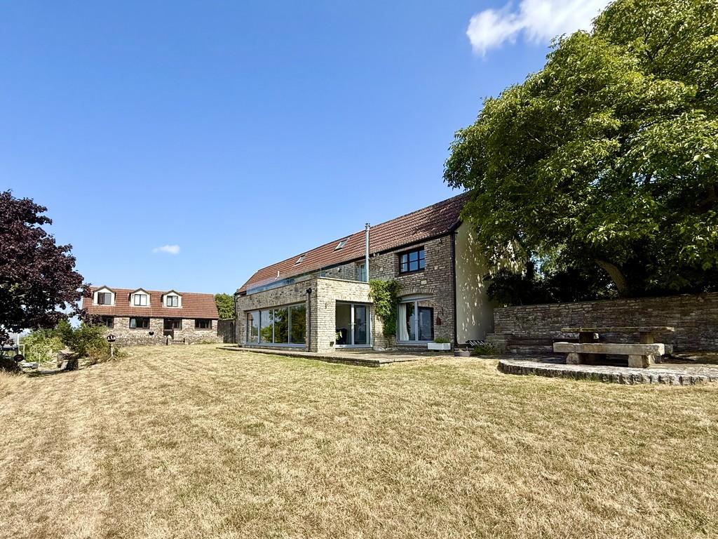 Rear View of House and Cottage