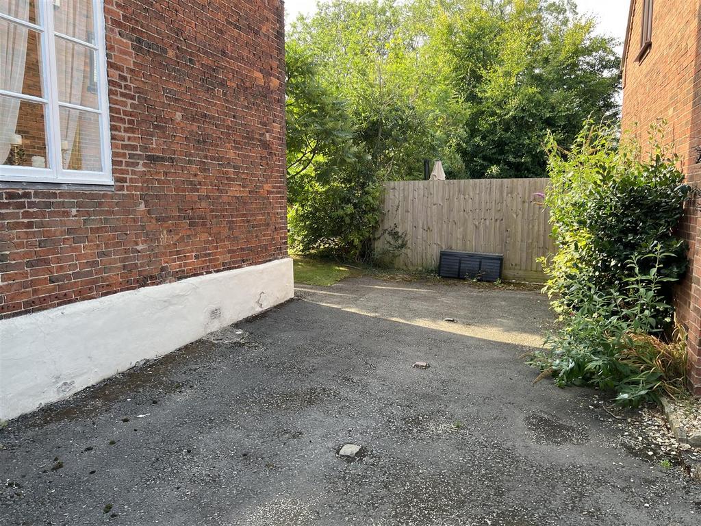Rear parking area