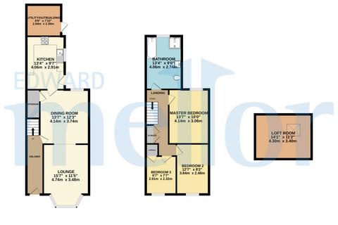 3 bedroom terraced house for sale, Stockport Road West, Bredbury