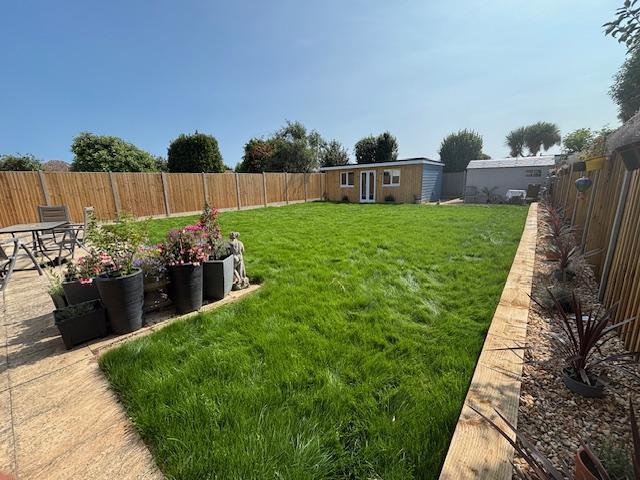 Rear garden