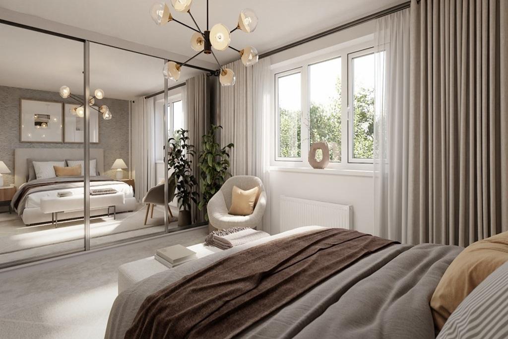 Bedroom 3 makes an ideal room for kids