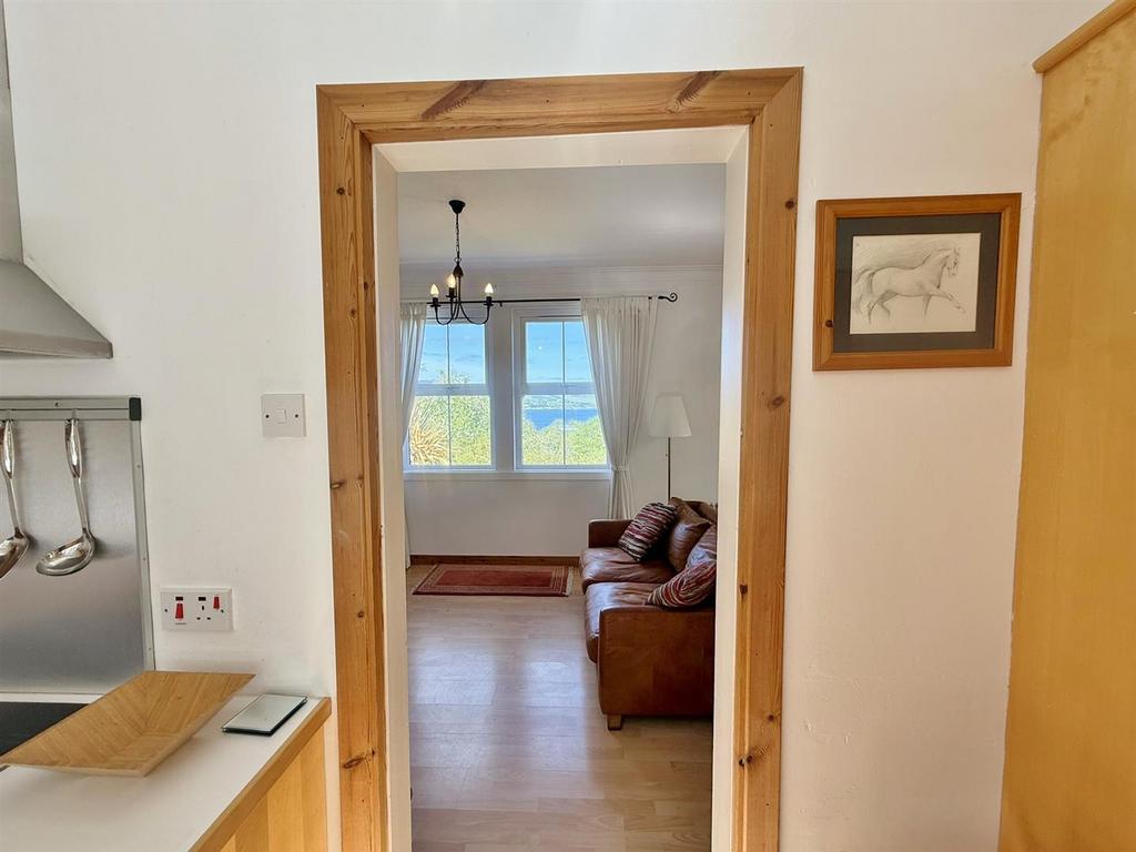 Kitchen into lounge