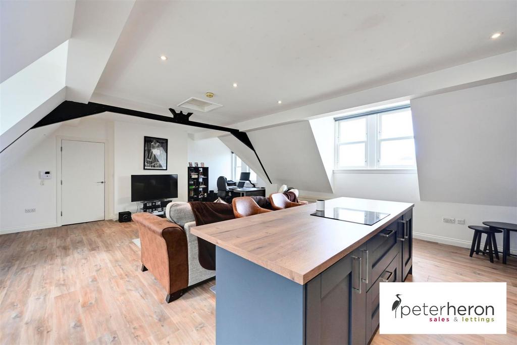 Open Plan Living and Kitchen Area