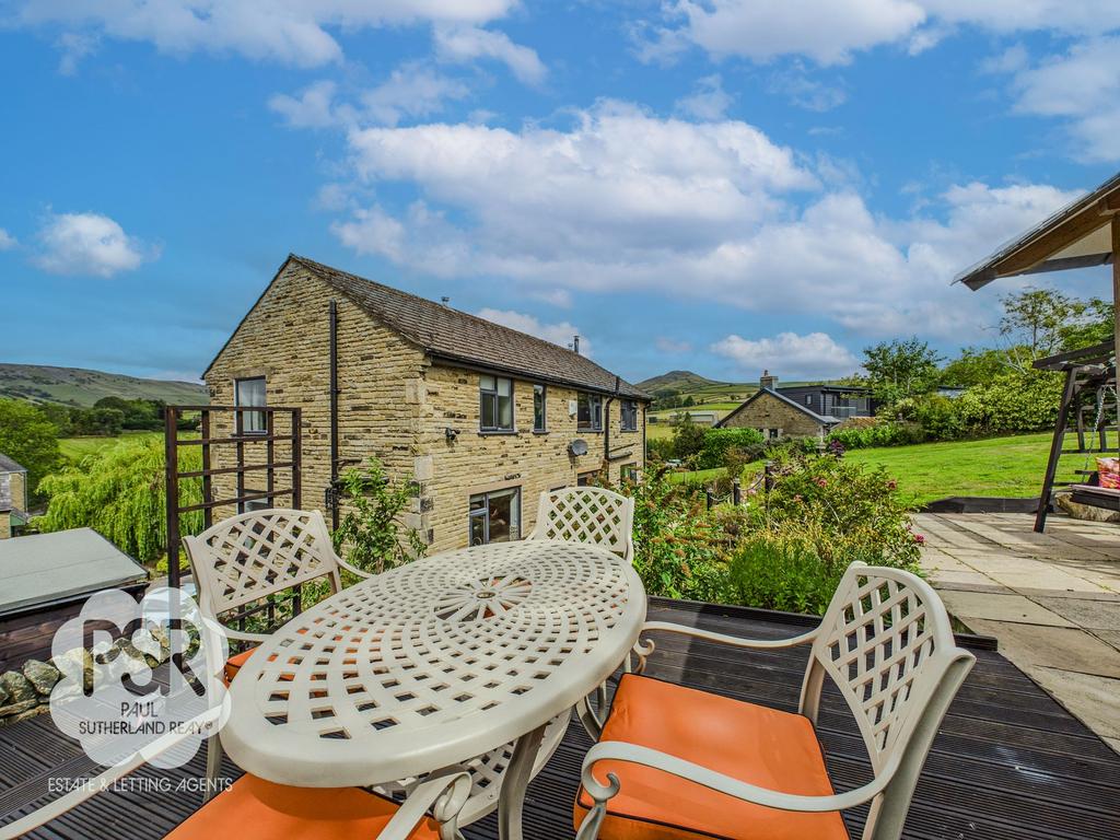 Rear Garden - Raised Entertaining Area with...
