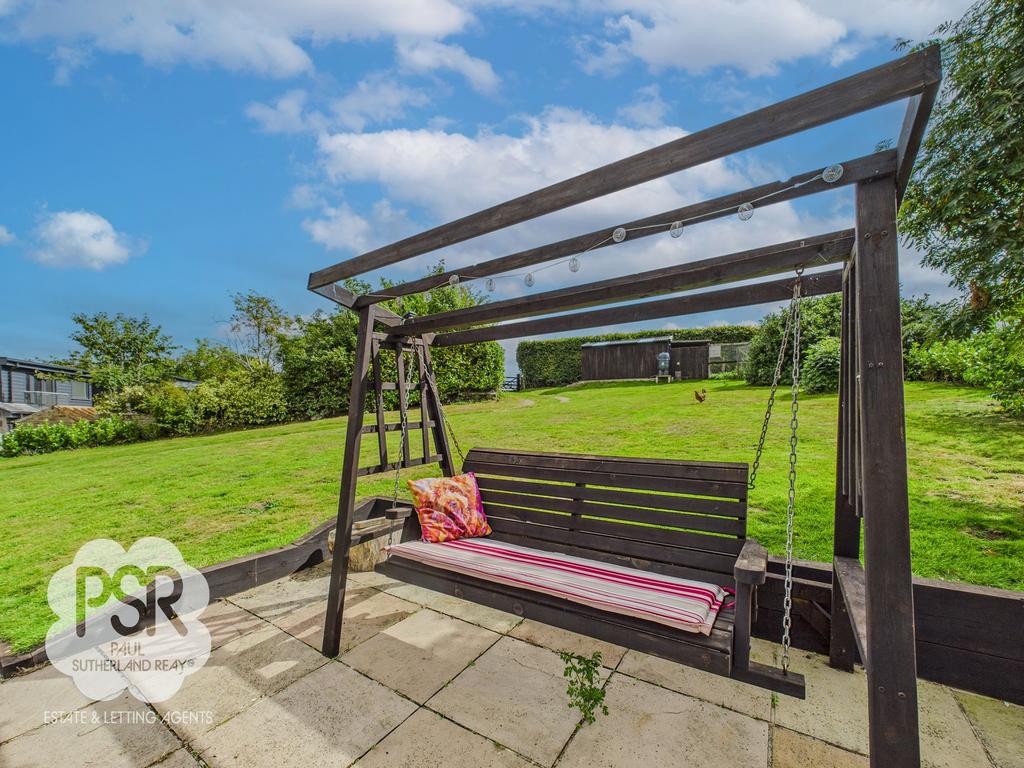 Rear Garden - Raised Entertaining Area with...