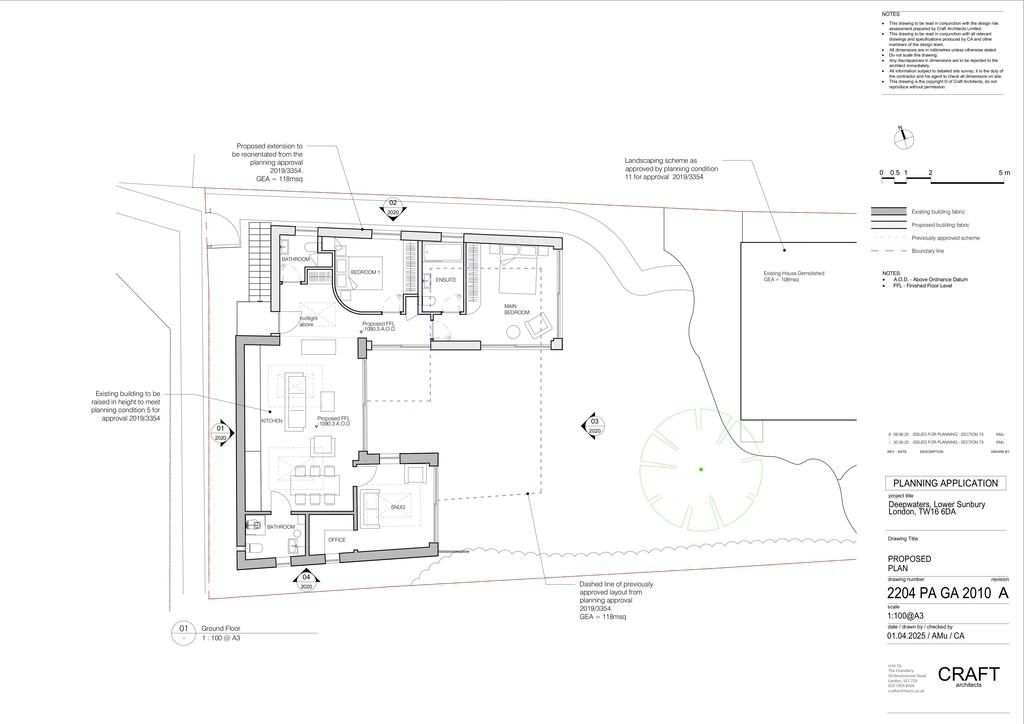 2205 PA GA 2010 Rev A - Proposed floor plan