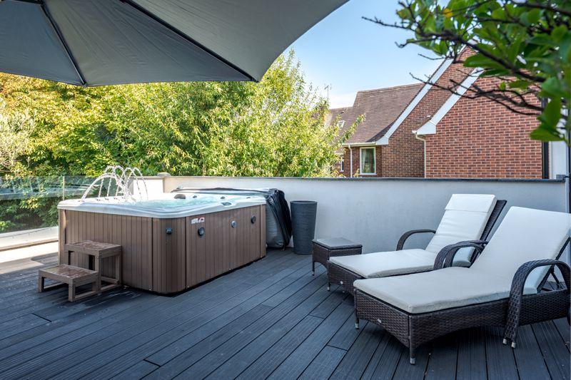 Decked sun terrace