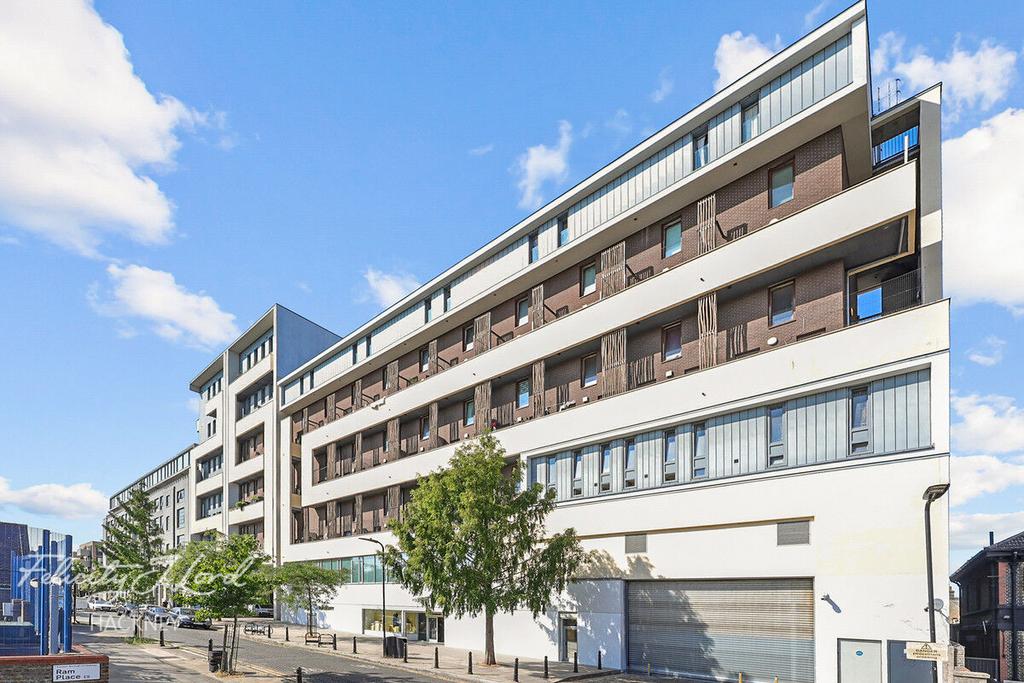 Apartment building facade, block of apartments