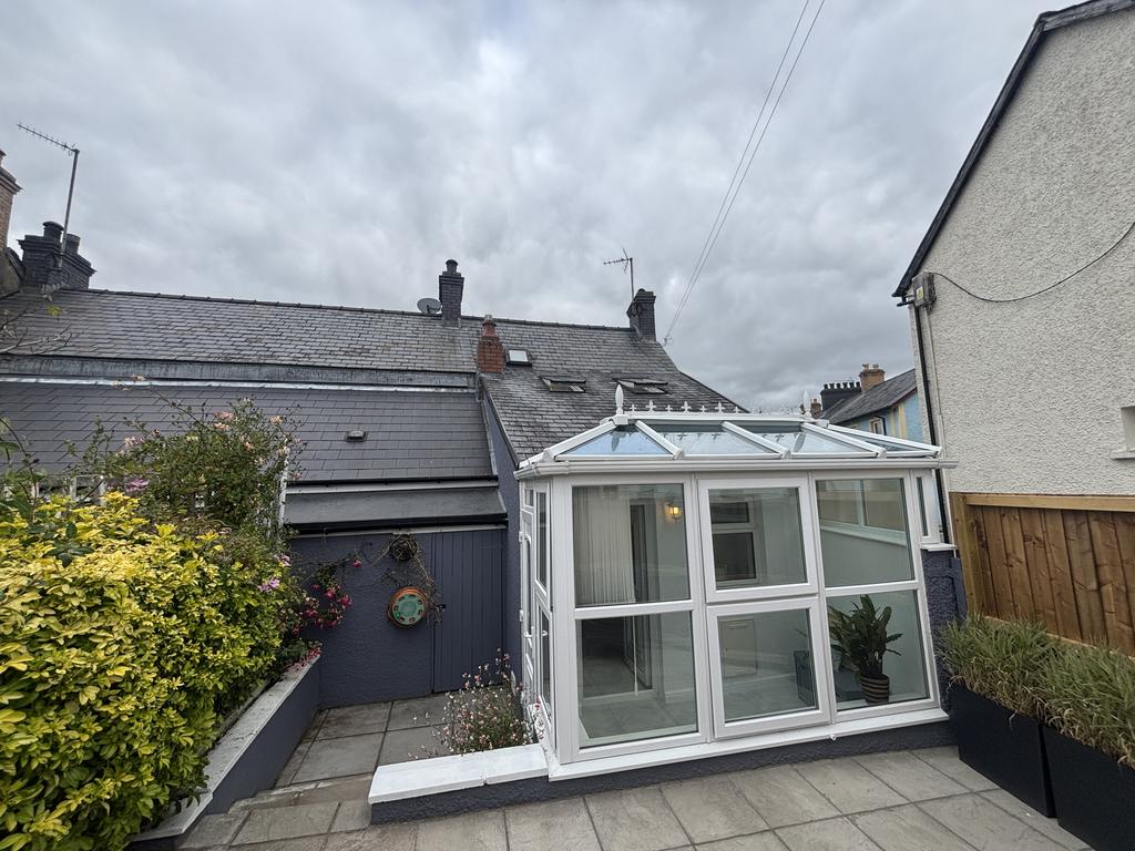 Rear of property