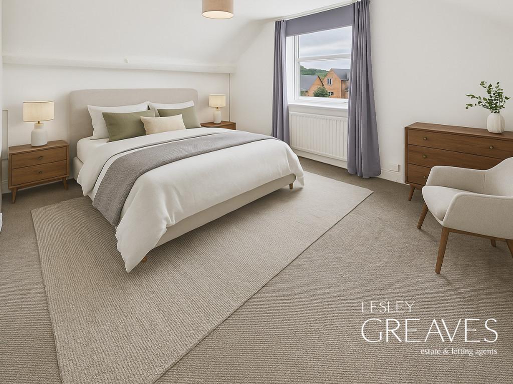Bedroom One Virtually Staged