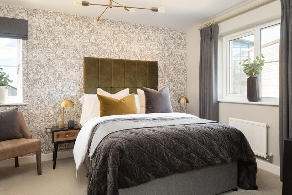 A soothing bedroom that brings comfort to busy...