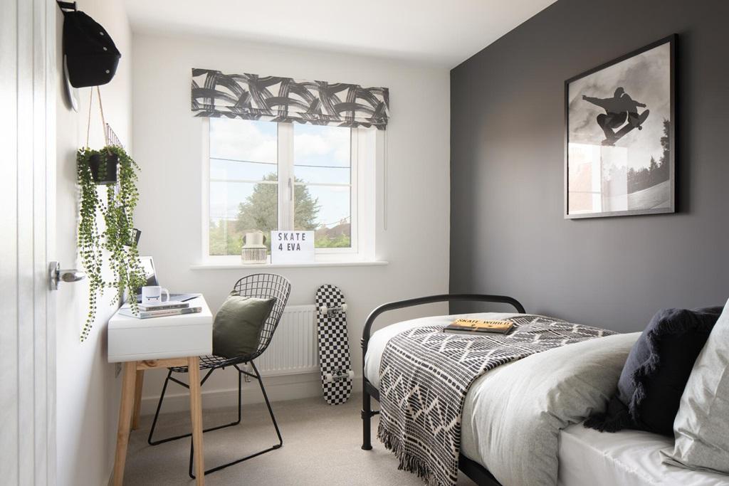 A welcoming space ideal for a nursery, guest...