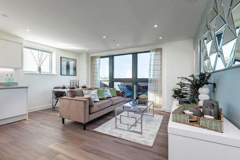 Open plan layout - typical Taylor Wimpey home
