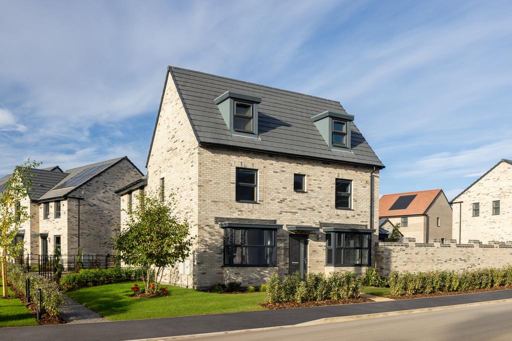 Outside view of the Hereford 4 bedroom home at...