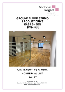 Office to rent, Pooley Dr London SW14 8LU