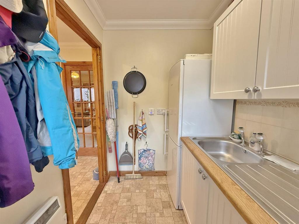 Utility / rear entrance